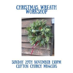 Christmas Wreath workshop - Sunday 29th November 1.30pm