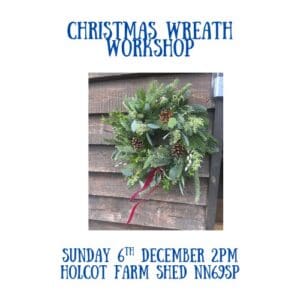 Christmas Wreath workshop - Sunday 6th December 2pm