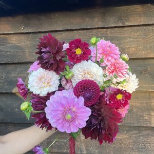 Brides bouquet with Dahlias SEPT23