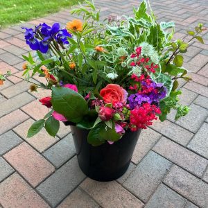 Spring Flowers bucket