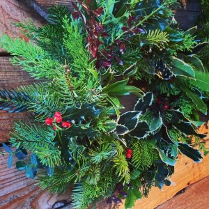 Small wreath no bow 21