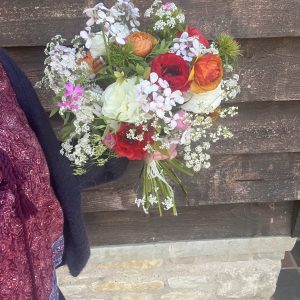 Standard Spring bouquet with cow parsley and White sweet Rocket